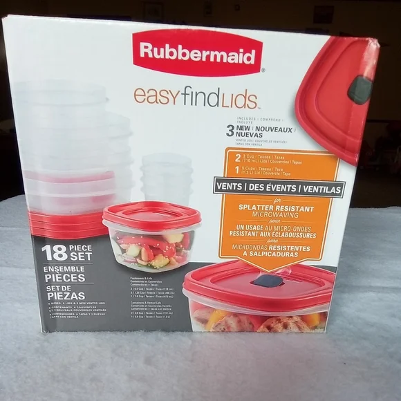 Rubbermaid Kitchen Food Storage Containers - Picture 2 of 5